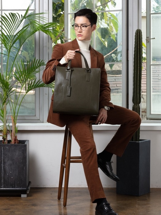 Vertical Tote [olive]