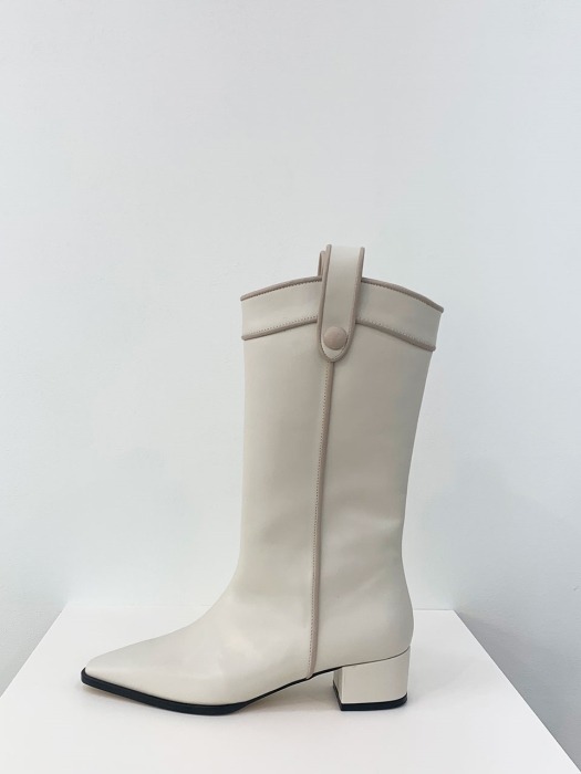 ML western boots / cream