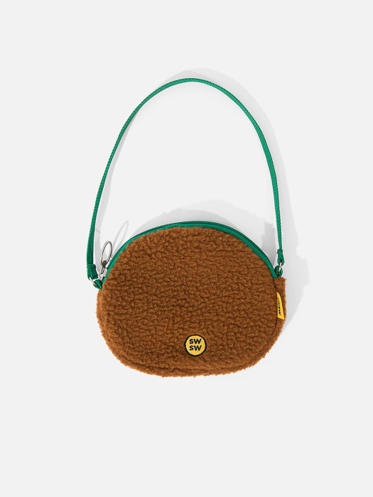 SWSW BOA ROUND BAG Brown-Green