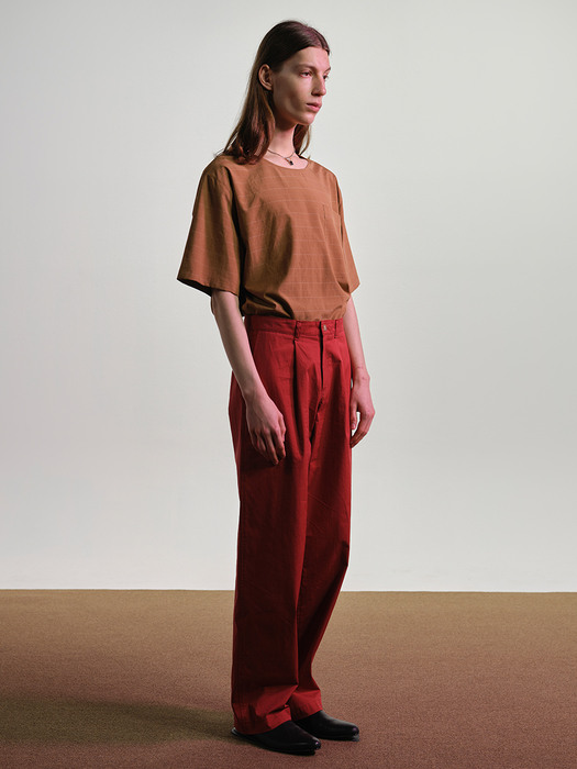 RELAXED PANTS RED