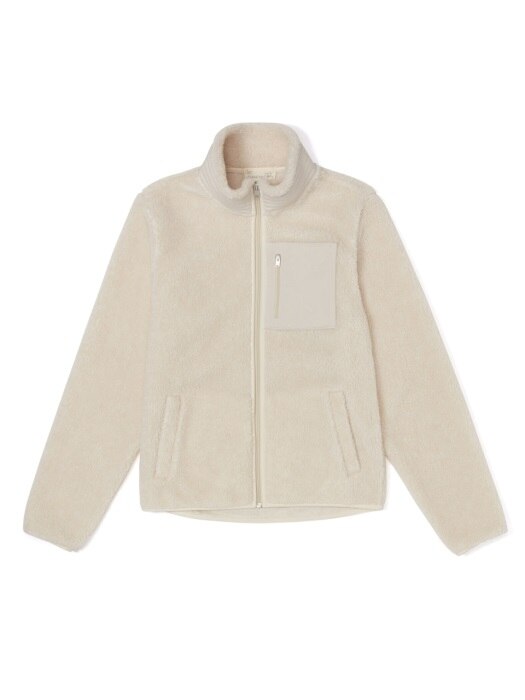 Soft Sherpa Zip-up Jumper