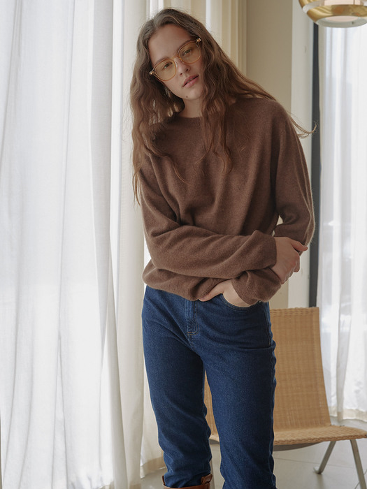 Classic Whole Garment Knit_Brown