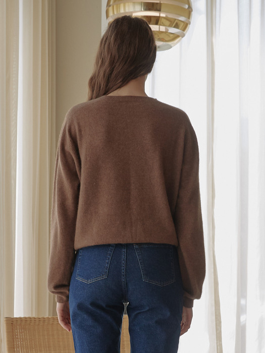 Classic Whole Garment Knit_Brown