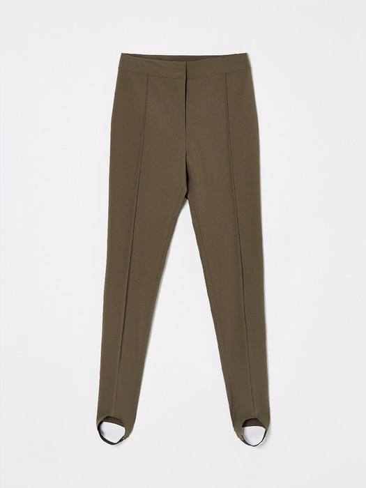 20FW PINTUCK LEGGINGS - BROWN