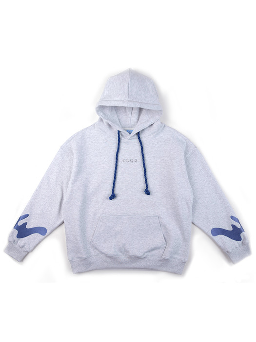 Unisex Embroidered Hooded Sweatshirt DAHOOD_01_M.GRAY
