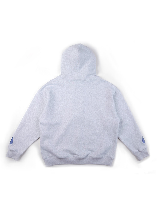 Unisex Embroidered Hooded Sweatshirt DAHOOD_01_M.GRAY