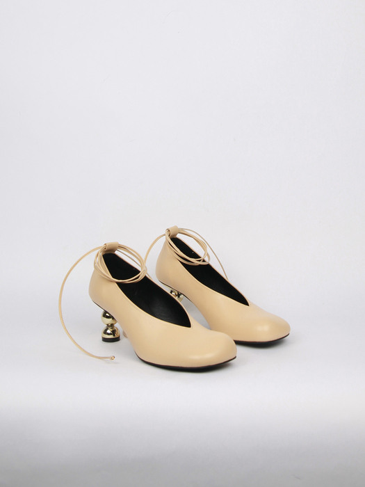 Odelie Pumps Leather Butter Yellow