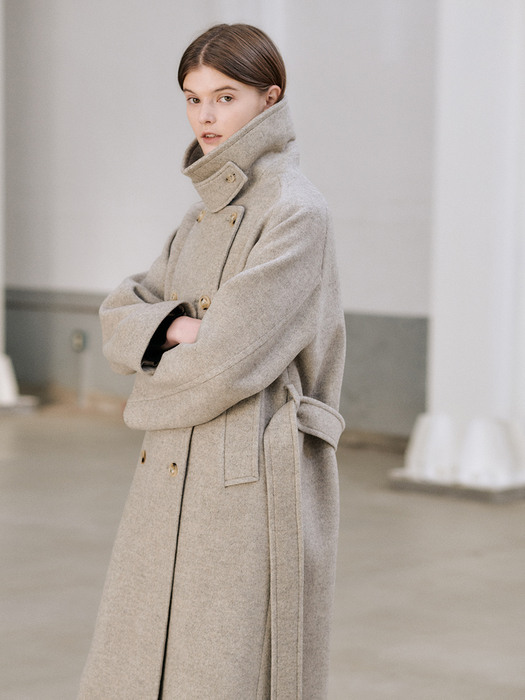 20WN wool trench coat [W/GY]