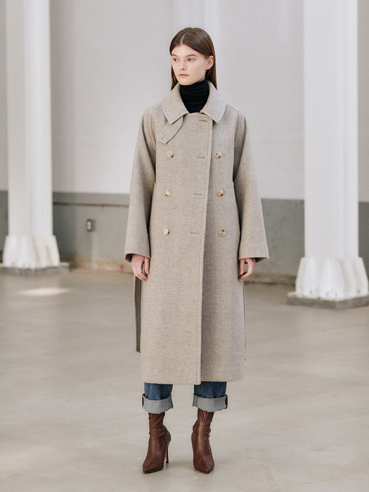 20WN wool trench coat [W/GY]