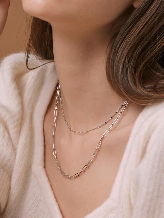 MIX CHAIN LAYERED NECKLACE