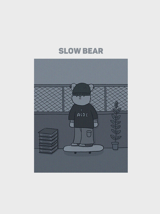[ X 150STUDIO ] SLOW BEAR  후드티