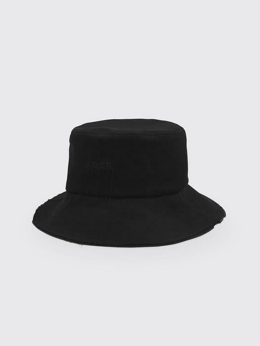 Needle logo bucket hat Noir