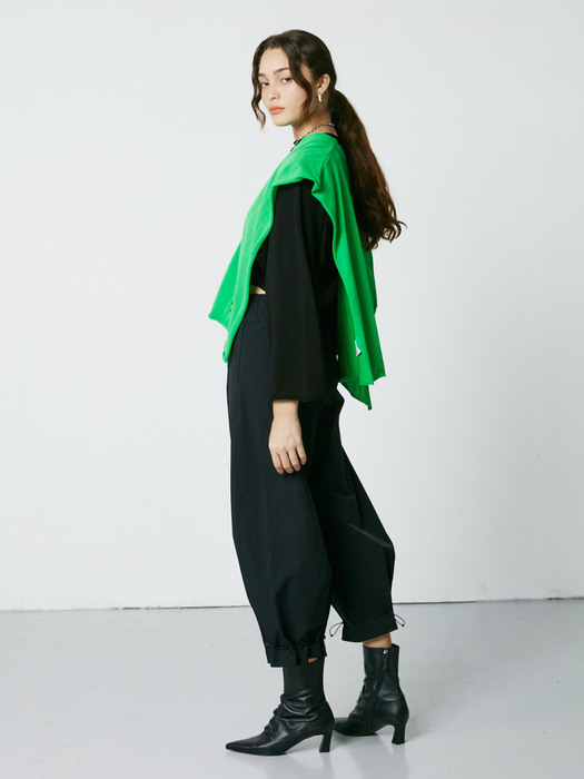 UNMADE V-NECK KNIT VEST_L/Green [U1M0K501/41]