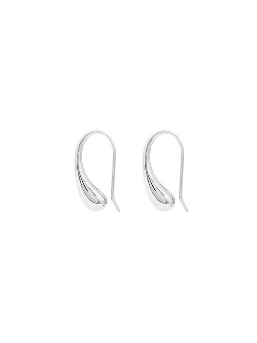 [Silver925] long curve earring