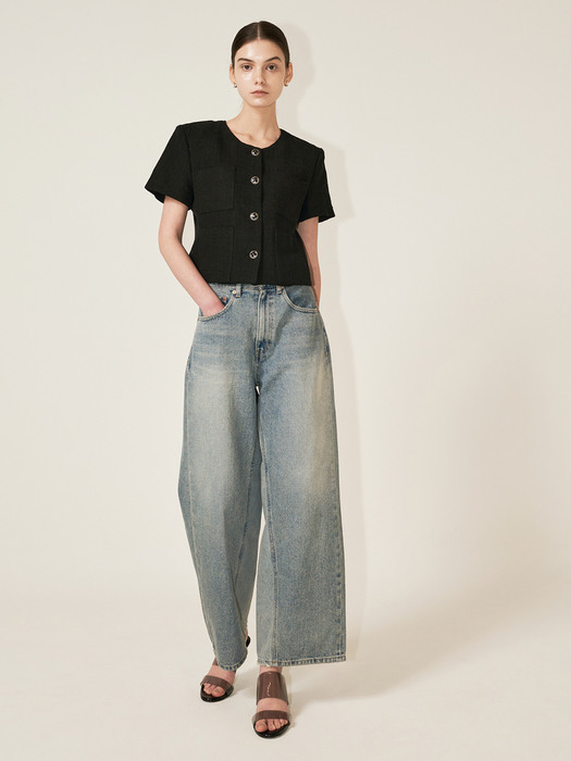 Contrast Jeans (Short/Long)