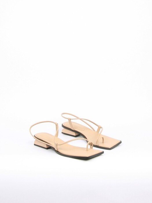 Aida Sandals Leather Beige