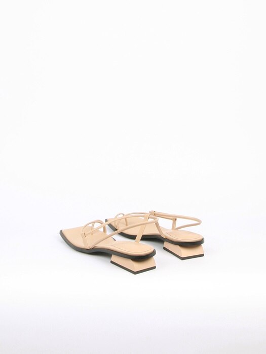 Aida Sandals Leather Beige