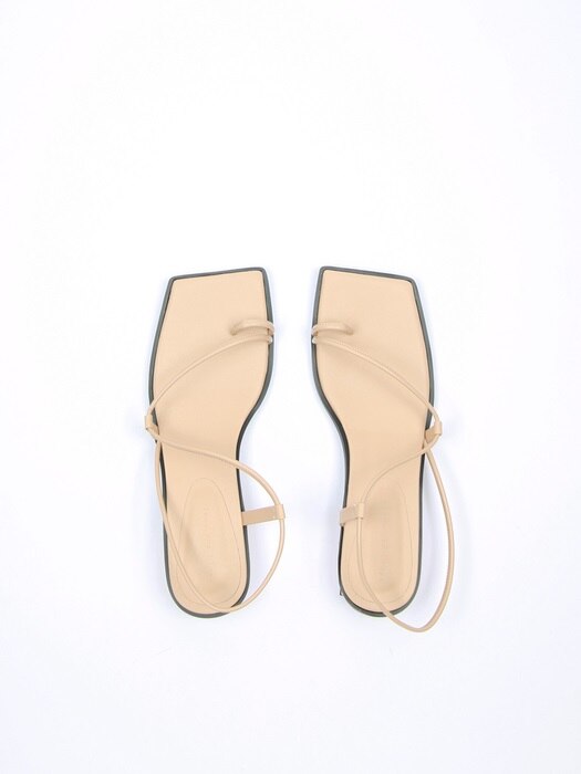 Aida Sandals Leather Beige