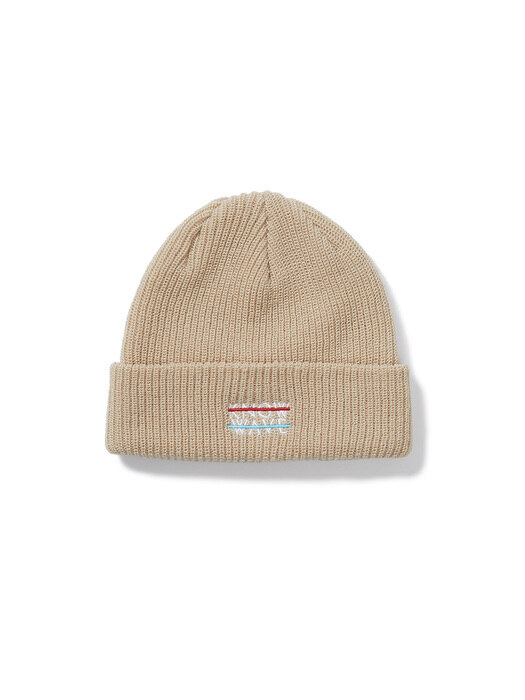 KNOWWAVE ACRYLIC BEANIE KNA001m(BEIGE)