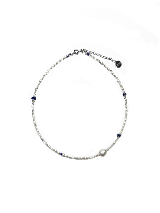 Pearl & Blue Sea Choker