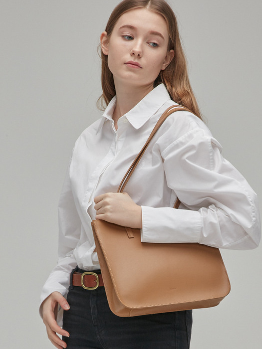 Leather Shopperbag Camel