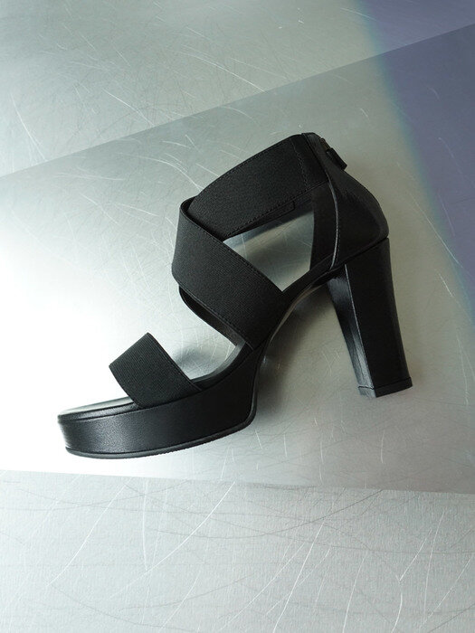 DASHING platform sandals_chic black