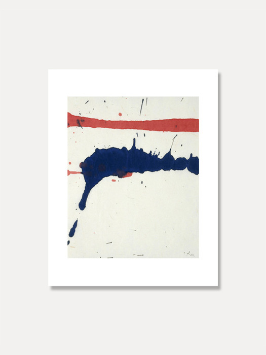 [로버트 마더웰] LYRIC SUITE: RED AND BLUE NO.1 56 x 71 cm