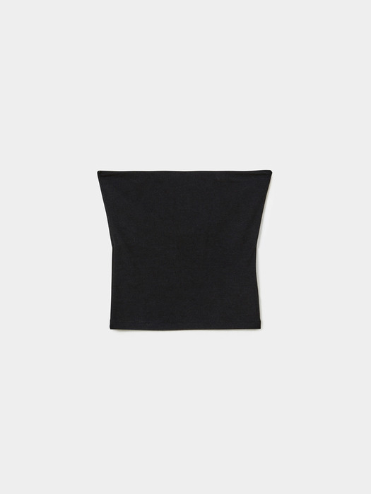 SLIM TUBE TOP BLACK