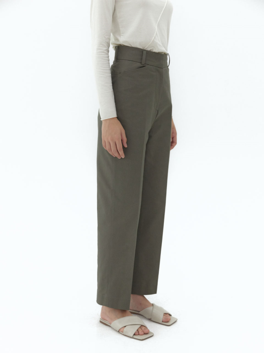 21AU TILT POCKET PANTS (KHAKI)