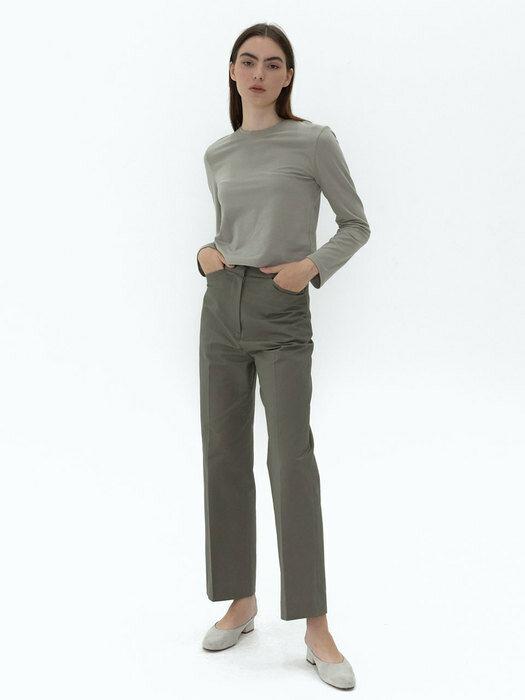 21AU TILT POCKET PANTS (KHAKI)