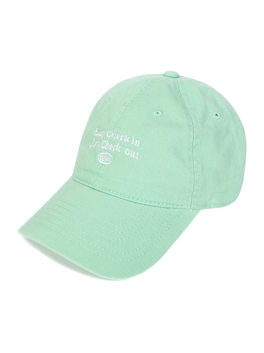 BG284CAP566_Check In Washing Cap_Mint