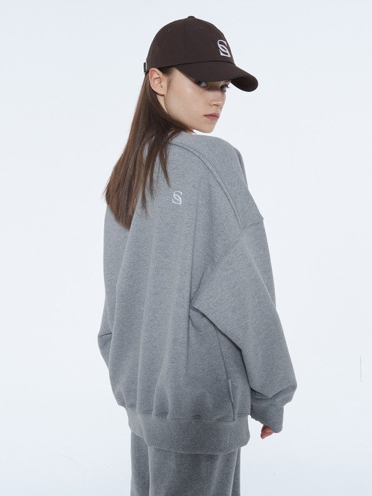 Over-Line Sweatshirt Grey