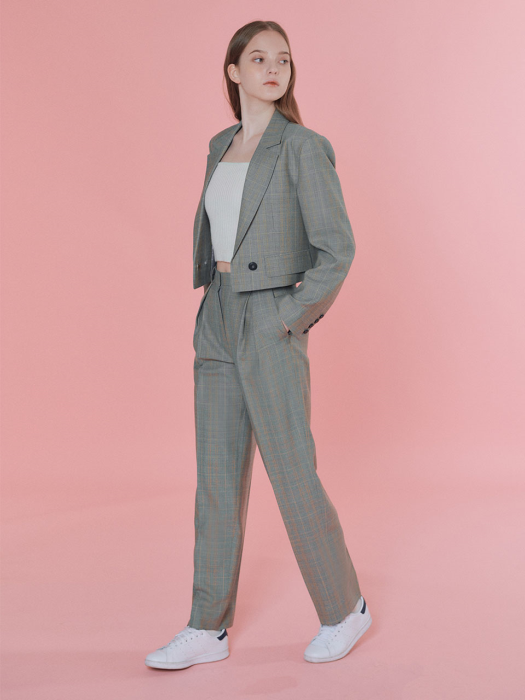 Check-pattern Trousers SW2SL537-48