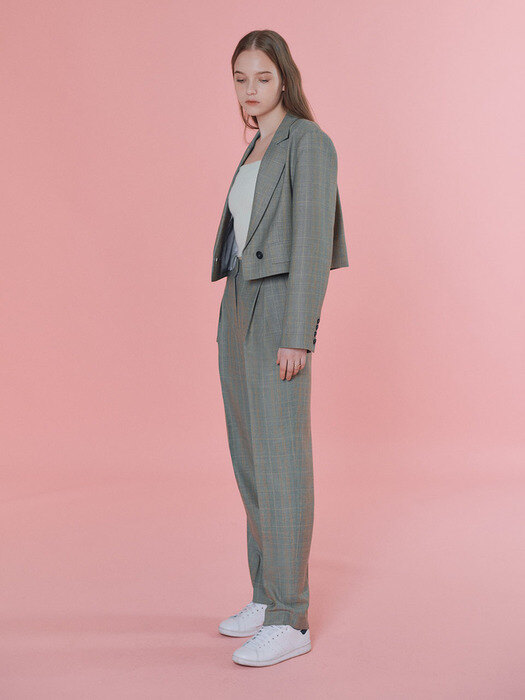 Check-pattern Trousers SW2SL537-48