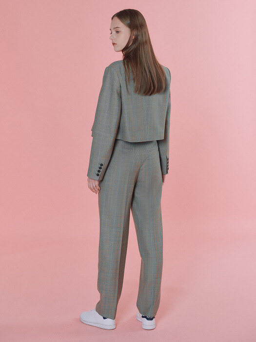 Check-pattern Trousers SW2SL537-48