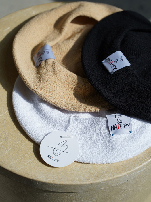 HATPPY cotton terry beret