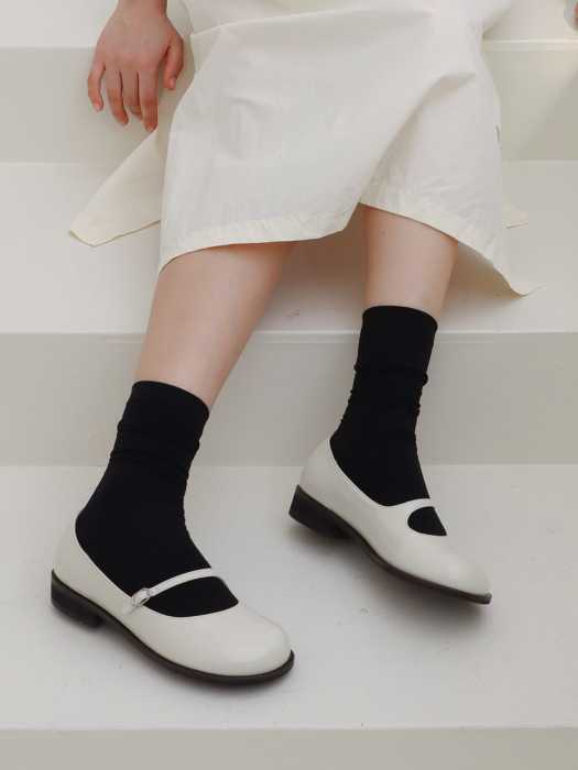 Spon Maryjane Loafer_22018_ivory