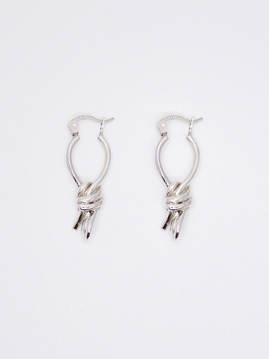 knotted earrings (long)