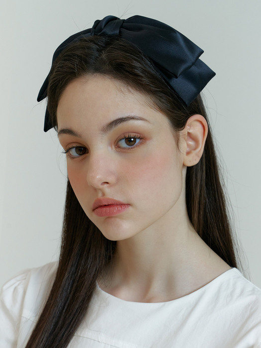 double silky ribbon head band