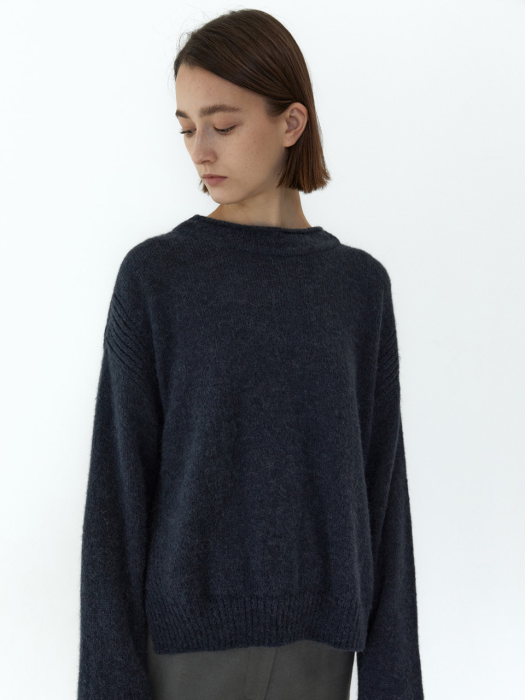 purity knit pullover_dark navy