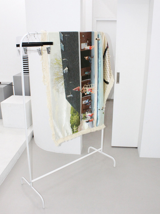 Summer House blanket | tassel o,x (선택가능) 블랭킷, 패브릭포스터 
