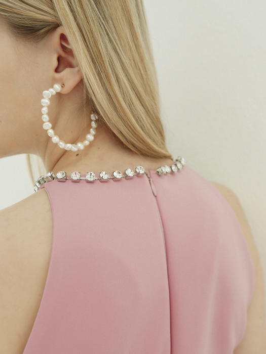 Jewel necklace dress (Pink)
