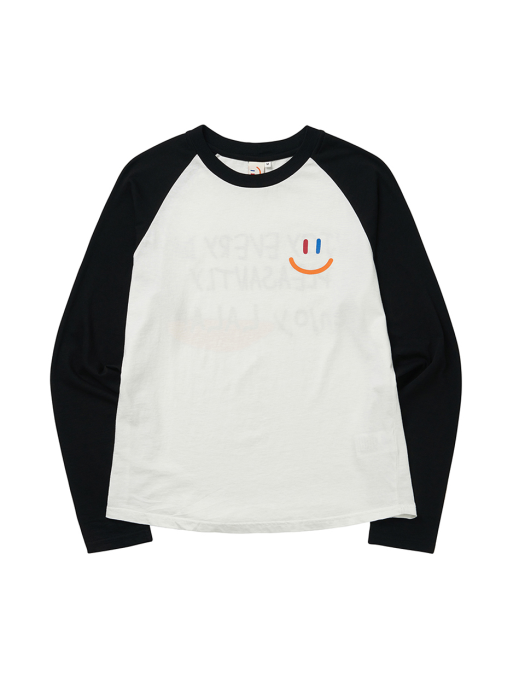 LaLa Kids Raglan T-Shirt(라라 키즈 래글런 티)[Black]