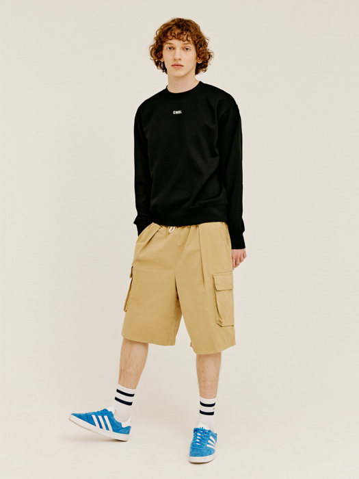 UNISEX GNRL 스웨트 셔츠 [BLACK] / SBC1U02011