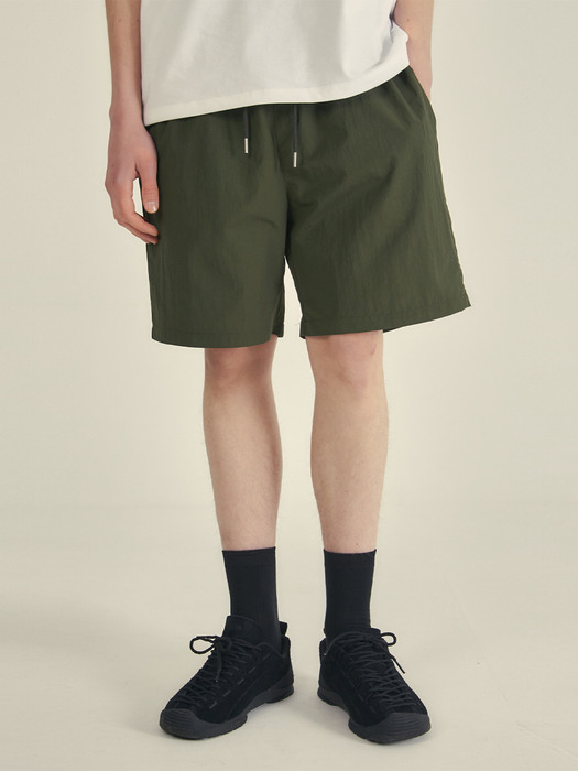 camp symbol logo banding shorts(5col)