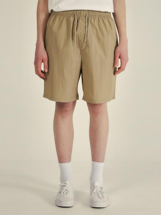 camp symbol logo banding shorts(5col)