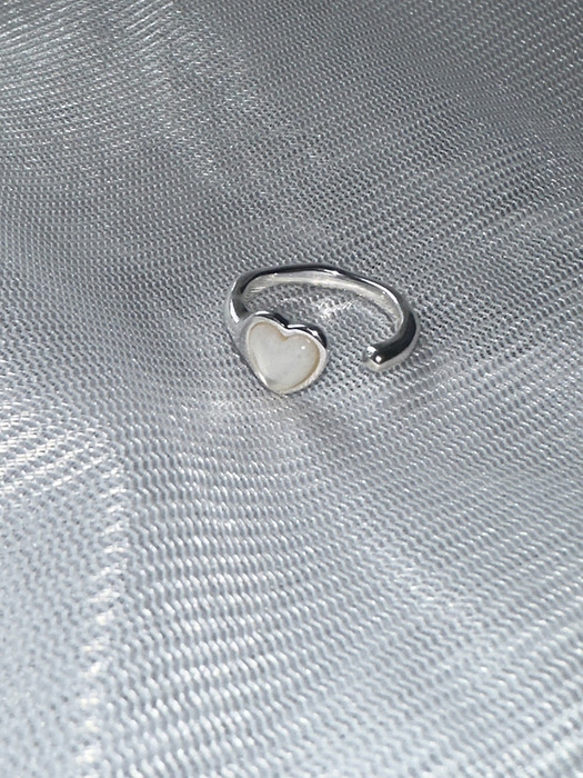 [925silver] Open heart ring