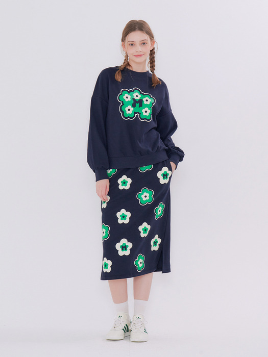 MET Flower Sweatshirt & Skirt Set
