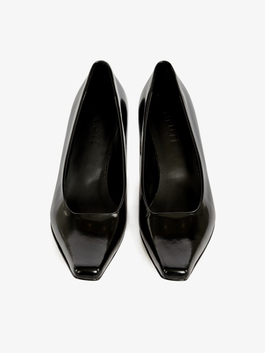 50mm Giuliano Square-Toe Pumps (Black)