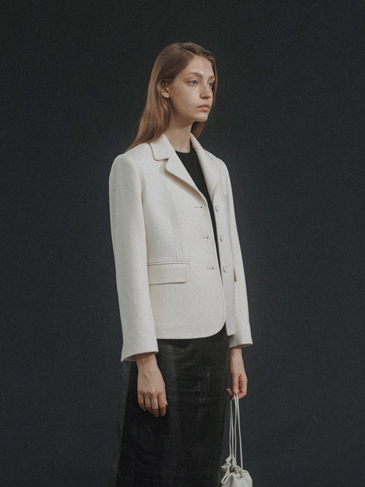 Bianco wool jacket (Ivory)